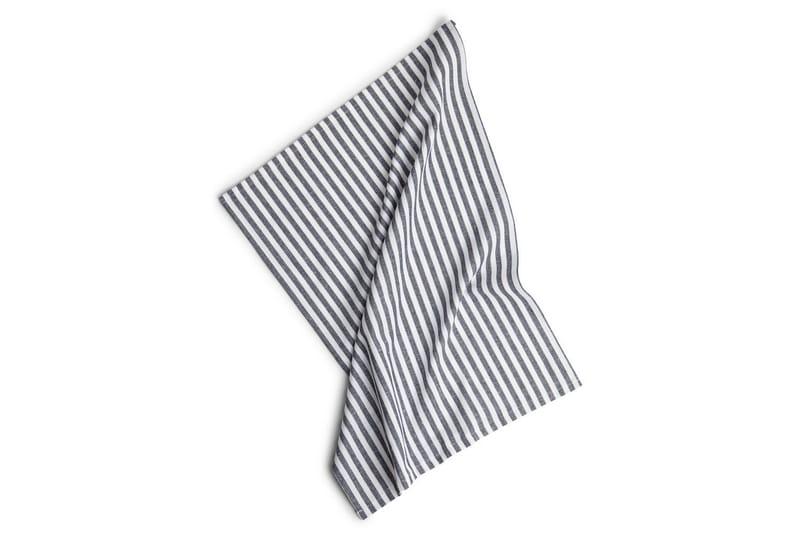 KL T STRIPE Kökshandduk 40x60 cm Marinblå - Kosta Linnewäfveri - Textilier & mattor - Kökstextilier - Kökshandduk