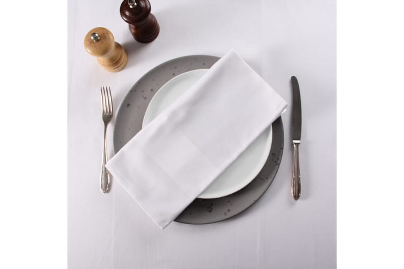 Servett Fritz Magnus Trading Delight 50 x 50 cm Vit - Textilier & mattor - Kökstextilier