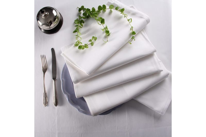 Servett Fritz Magnus Trading Delight 50 x 50 cm Vit - Textilier & mattor - Kökstextilier