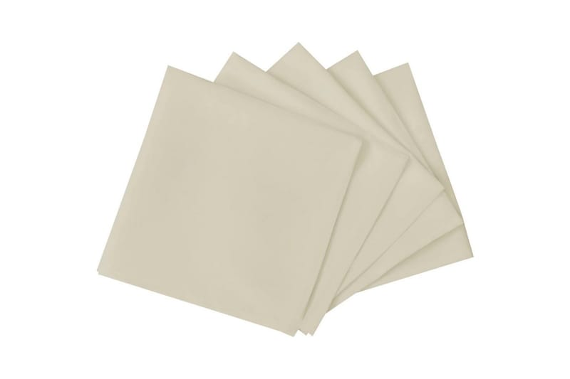 Servetter 50 st gräddvit 50x50 cm - Vit - Textilier & mattor - Kökstextilier