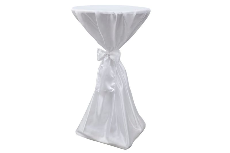 Vit bordsduk med rosett 60 cm 2-pack - Vit - Textilier & mattor - Kökstextilier