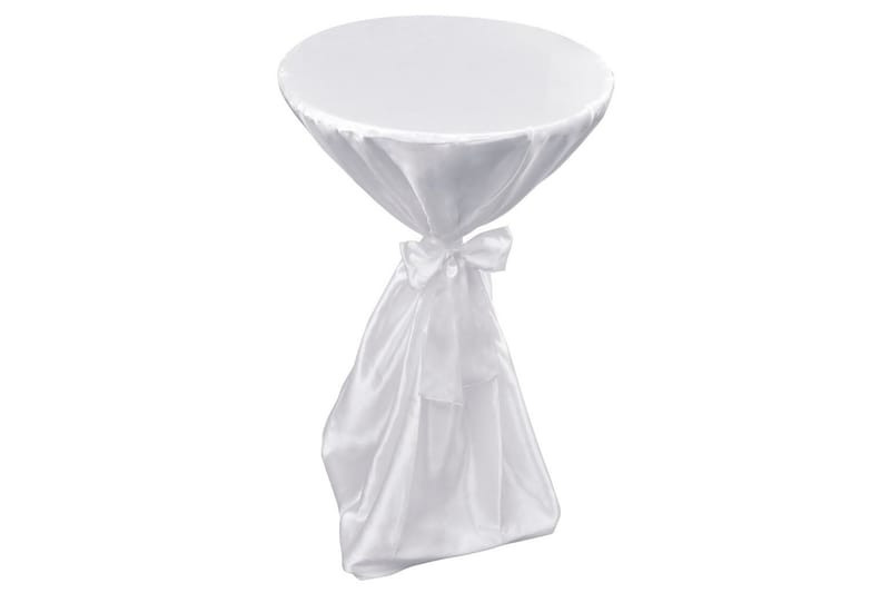 Vit bordsduk med rosett 60 cm 2-pack - Vit - Textilier & mattor - Kökstextilier