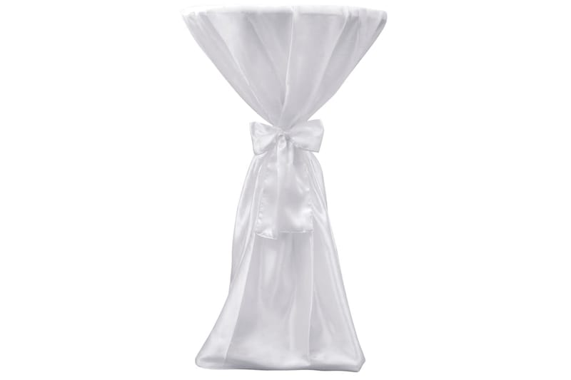 Vit bordsduk med rosett 70 cm 2-pack - Vit - Textilier & mattor - Kökstextilier