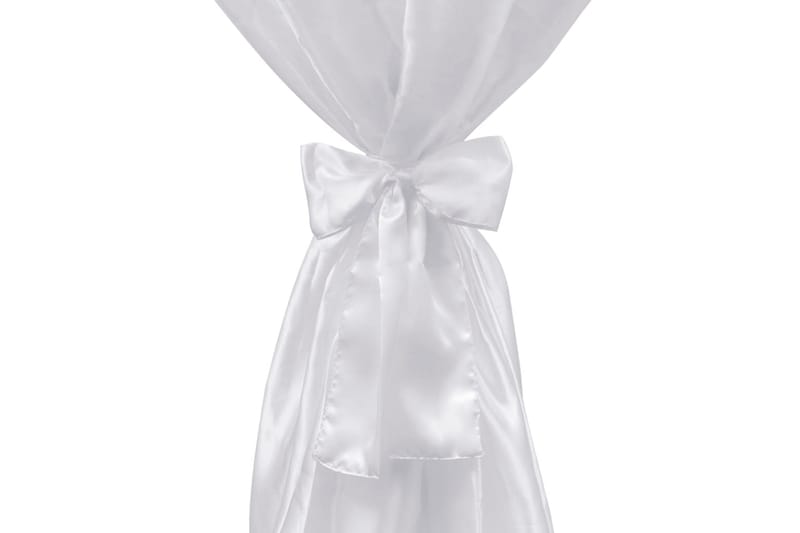 Vit bordsduk med rosett 70 cm 2-pack - Vit - Textilier & mattor - Kökstextilier