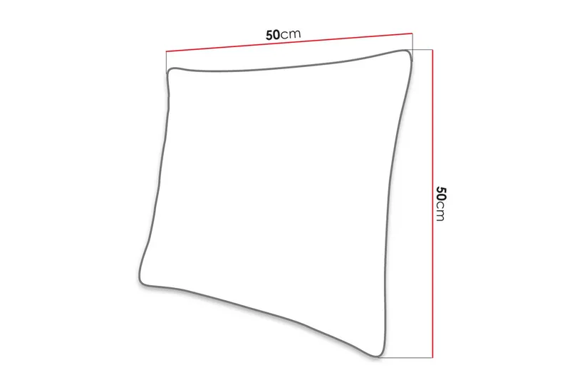 Aldbrough Prydnadskudde 50x50 cm - Blå - Textilier & mattor - Kuddar & plädar - Prydnadskuddar & kuddfodral