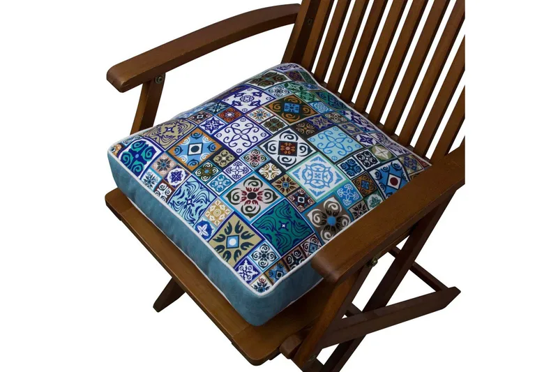 Alricon Prydnadskudde 42x42 cm - Blå - Textilier & mattor - Kuddar & plädar