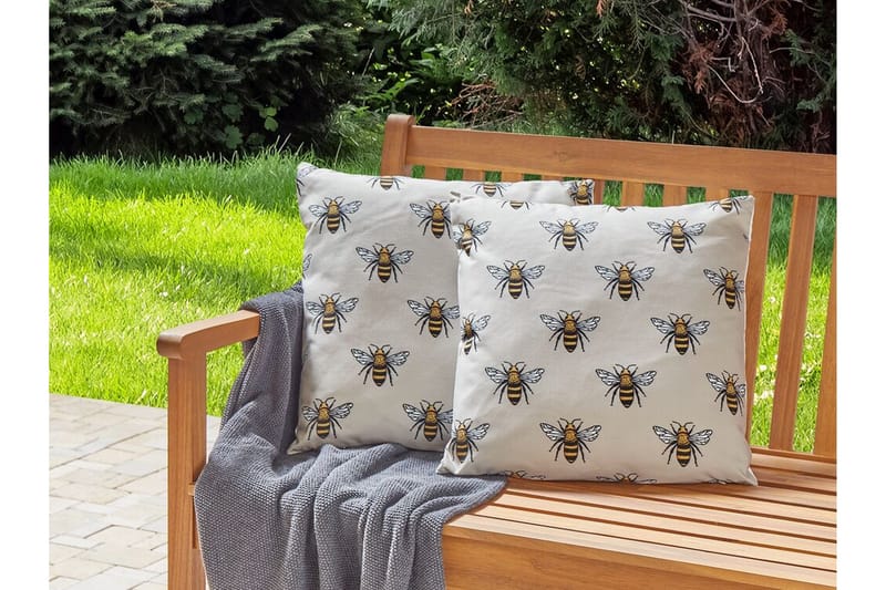 Arnesano Utomhuskudde 45x45 cm - Beige/Svart - Textilier & mattor - Kuddar & plädar - Utomhuskudde