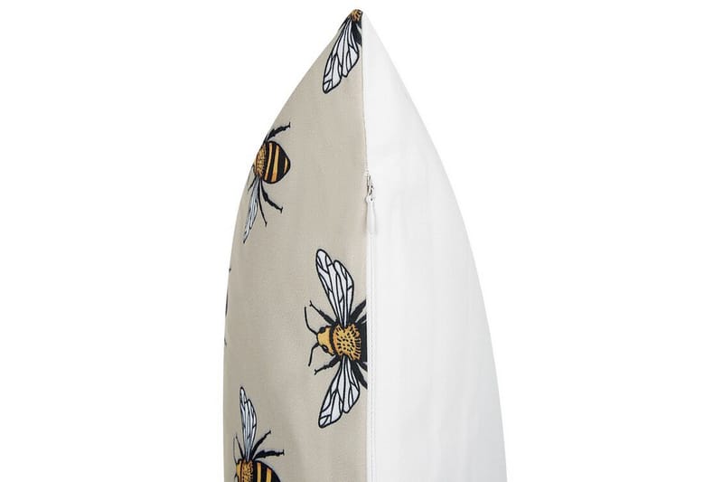 ARNESANO Utomhuskudde 45x45 cm Beige/Svart - Textilier & mattor - Kuddar & plädar - Utomhuskudde