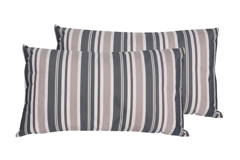 BARRIE Utomhuskudde 42x60 cm Brun/Blå/Beige - Textilier & mattor - Kuddar & plädar - Utomhuskudde