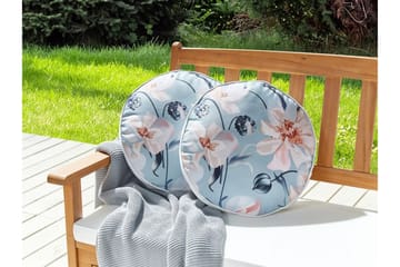 Benedetta Utomhuskudde 40 cm Rund - Blå - Textilier & mattor - Kuddar & plädar - Utomhuskudde