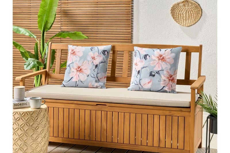 Benedetta Utomhuskudde 45x45 cm - Blå - Textilier & mattor - Kuddar & plädar - Utomhuskudde