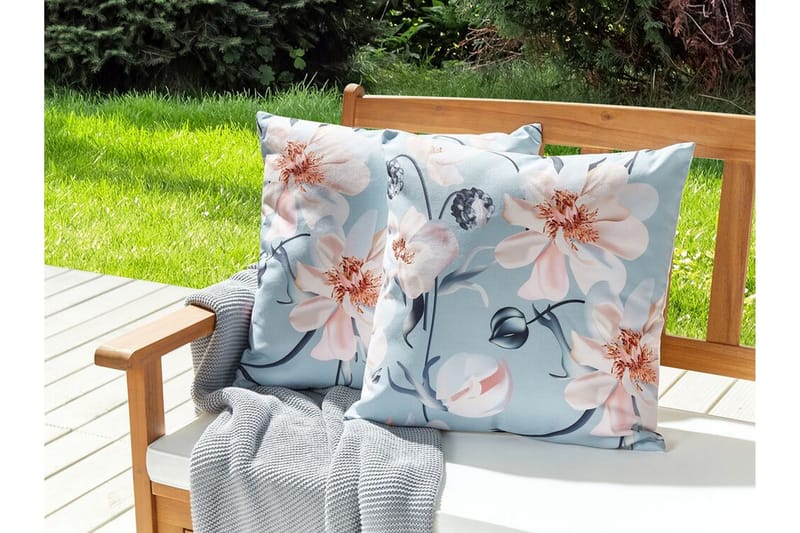 Benedetta Utomhuskudde 45x45 cm - Blå - Textilier & mattor - Kuddar & plädar - Utomhuskudde