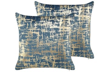 Beneton Utomhuskudde 45x45 cm - Blå/Guld - Textilier & mattor - Kuddar & plädar - Utomhuskudde