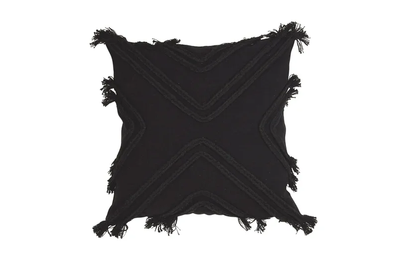 Rope Kuddfodral 48x48 cm - Svart - Textilier & mattor - Kuddar & plädar - Prydnadskuddar & kuddfodral