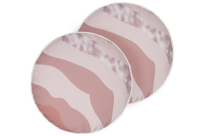 Busto Utomhuskudde 40 cm Rund Rund - Rosa - Textilier & mattor - Kuddar & plädar - Utomhuskudde