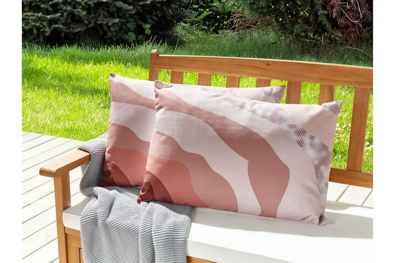 BUSTO Utomhuskudde 42x60 cm Rosa - Textilier & mattor - Kuddar & plädar - Utomhuskudde