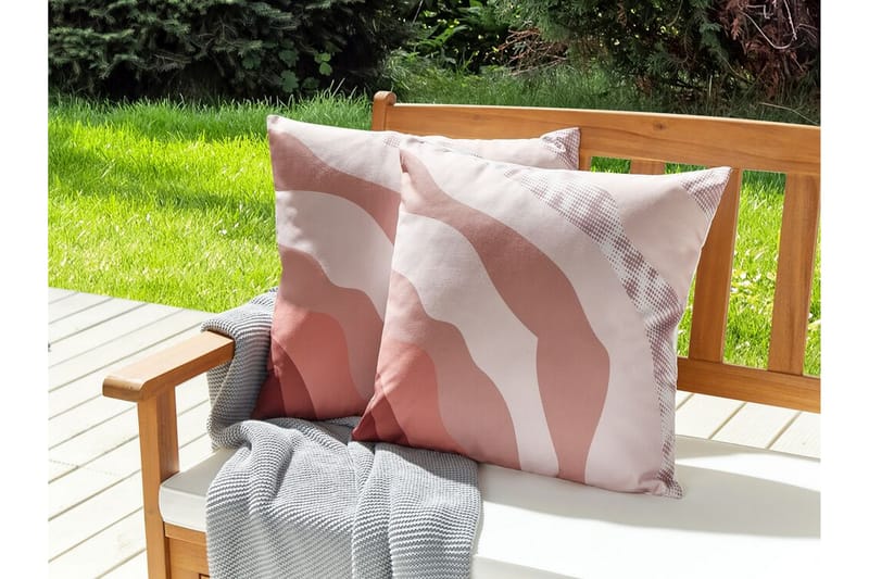 BUSTO Utomhuskudde 45x45 cm Rosa - Textilier & mattor - Kuddar & plädar - Utomhuskudde
