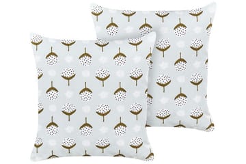 Carini Utomhuskudde 45x45 cm - Grön/Vit - Textilier & mattor - Kuddar & plädar - Utomhuskudde