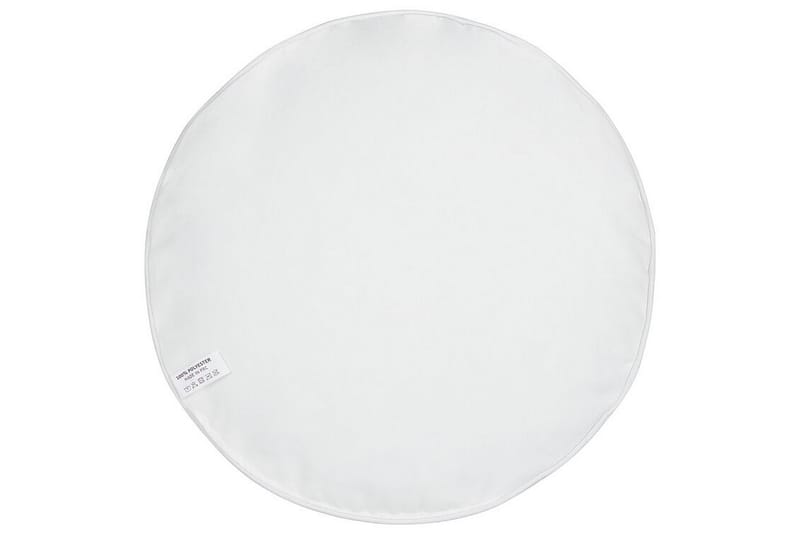 CORSANO Utomhuskudde 40 cm Rund Grå/Vit - Textilier & mattor - Kuddar & plädar - Utomhuskudde