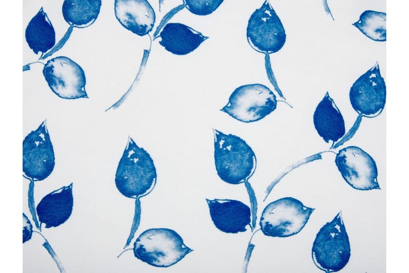 FASANO Utomhuskudde 40 cm Rund Vit/Blå - Textilier & mattor - Kuddar & plädar - Utomhuskudde