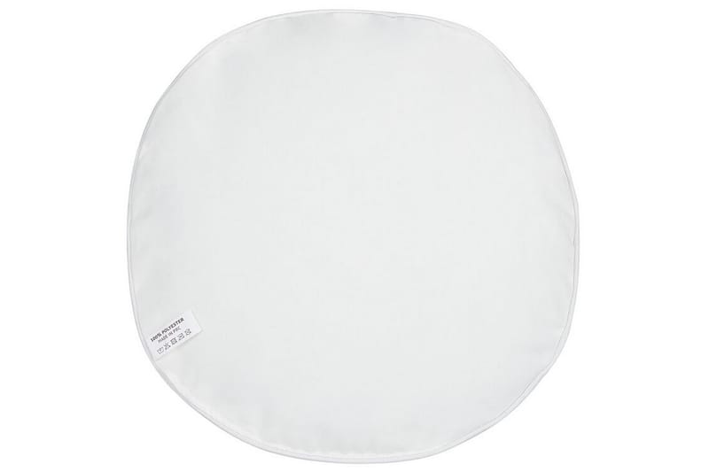 FASANO Utomhuskudde 40 cm Rund Vit/Blå - Textilier & mattor - Kuddar & plädar - Utomhuskudde