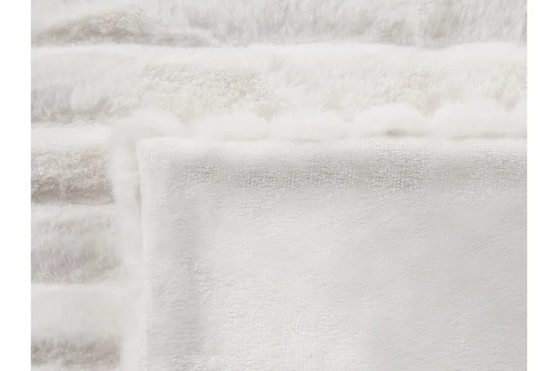 Abteh Pläd 150x200 cm Tvåsidig - Vit - Textilier & mattor - Kuddar & plädar - Filtar & plädar