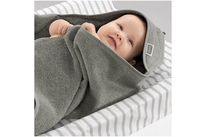 Babycape Basic 75 x 75 cm 2-Pack Grå - Barn & bebis - Barntextilier - Barnsängkläder - Barnlakan