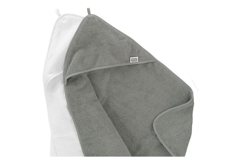 Babycape Basic 75 x 75 cm 2-Pack Grå - Barn & bebis - Barntextilier - Barnsängkläder - Barnlakan