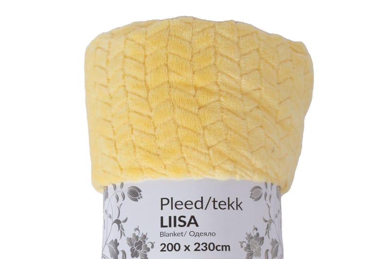 Liisa Filt XL 200x230 cm Gul - Textilier & mattor - Kuddar & plädar - Filtar & plädar