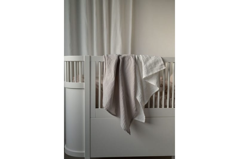 Muslinwrap 2-Pack Grå 110 x 110 cm - 110 x 110 cm - Textilier & mattor - Kuddar & plädar - Filtar & plädar