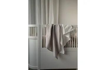 Muslinwrap 2-Pack - Vit/Grå (110 x 110 cm) - Textilier & mattor - Kuddar & plädar - Filtar & plädar