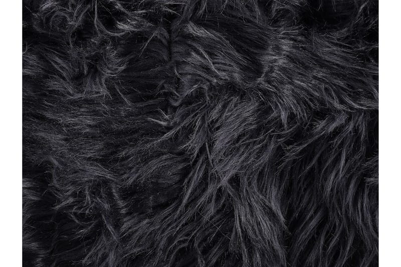 Pläd 200 x 220 cm svart DELICE - Svart - Textilier & mattor - Kuddar & plädar - Filtar & plädar