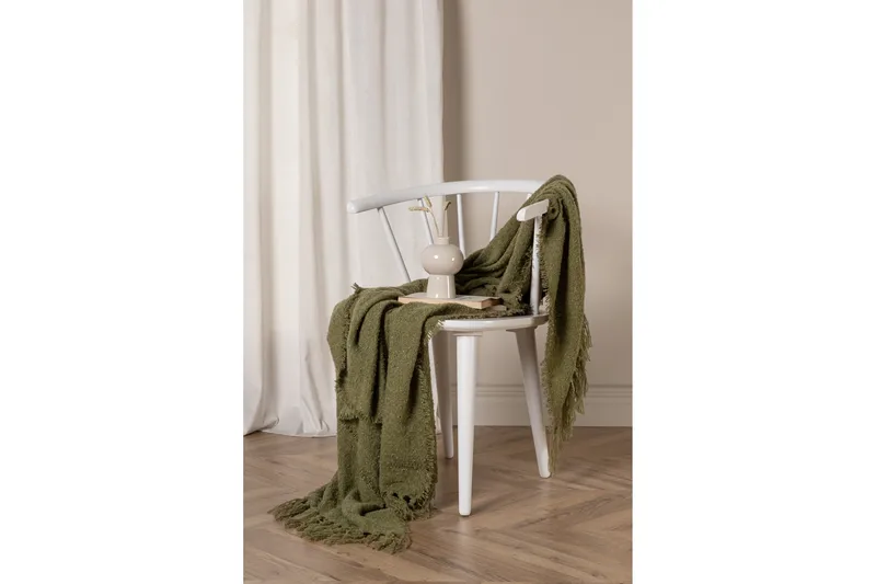 Stanly Pläd 130x170 cm - Grön - Textilier & mattor - Kuddar & plädar - Filtar & plädar