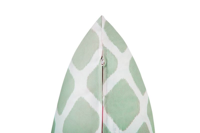 FLOJEN Utomhuskudde 42x60 cm Grön/Vit - Textilier & mattor - Kuddar & plädar - Utomhuskudde