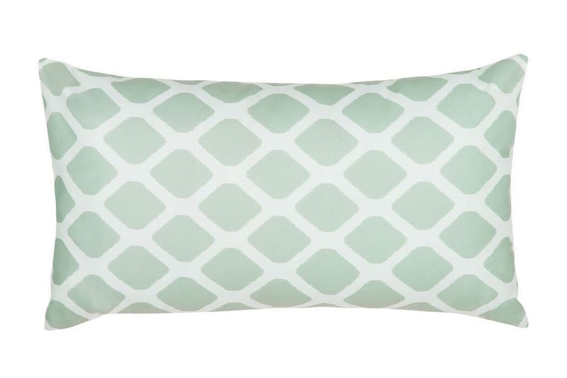 FLOJEN Utomhuskudde 42x60 cm Grön/Vit - Textilier & mattor - Kuddar & plädar - Utomhuskudde