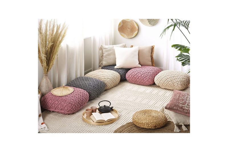 Golvkudde Berrechid Grå - Grå - Textilier & mattor - Kuddar & plädar - Utomhuskudde