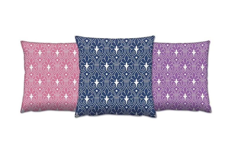 GRAVEL Kudde 43x43 3-pack Multi - Textilier & mattor - Kuddar & plädar