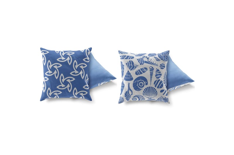 Gravel Kudde 43x43 cm 2-pack - Multi - Textilier & mattor - Kuddar & plädar