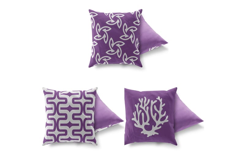 Gravel Kudde 43x43 cm 3-pack - Multi - Textilier & mattor - Kuddar & plädar