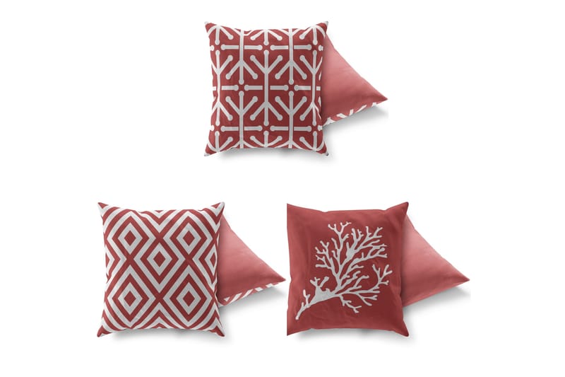 Gravel Kudde 43x43 cm 3-pack - Multi - Textilier & mattor - Kuddar & plädar