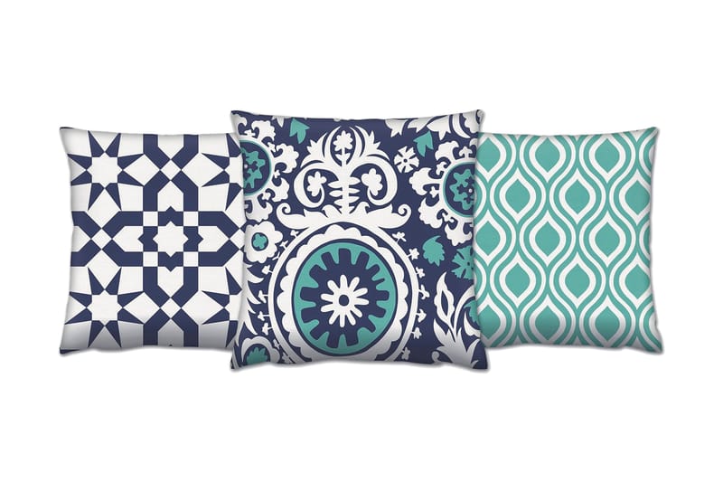 Gravel Kudde 43x43 cm 3-pack, Multi