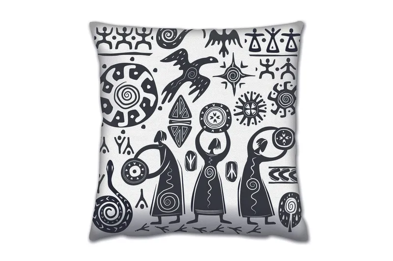 Gravel Kudde 43x43 cm, Multi