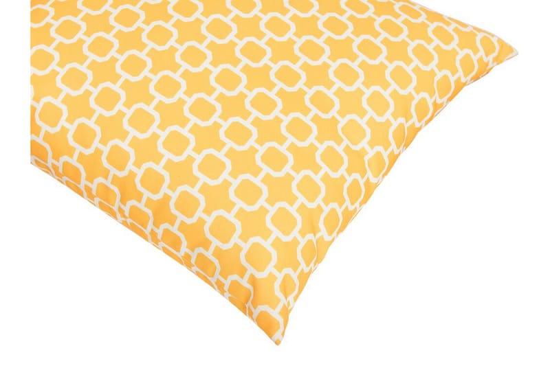 CONTRERAS Trädgårdskudde 2-pack 40x40 cm Gul - Textilier & mattor - Kuddar & plädar - Utomhuskudde