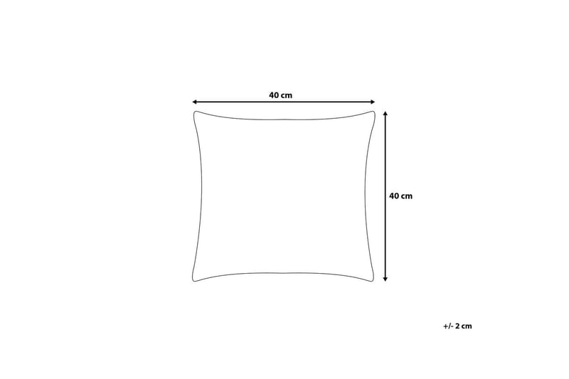 CORVITE Trädgårdskudde 2-pack 40x40 cm Flerfärgad - Utomhuskudde