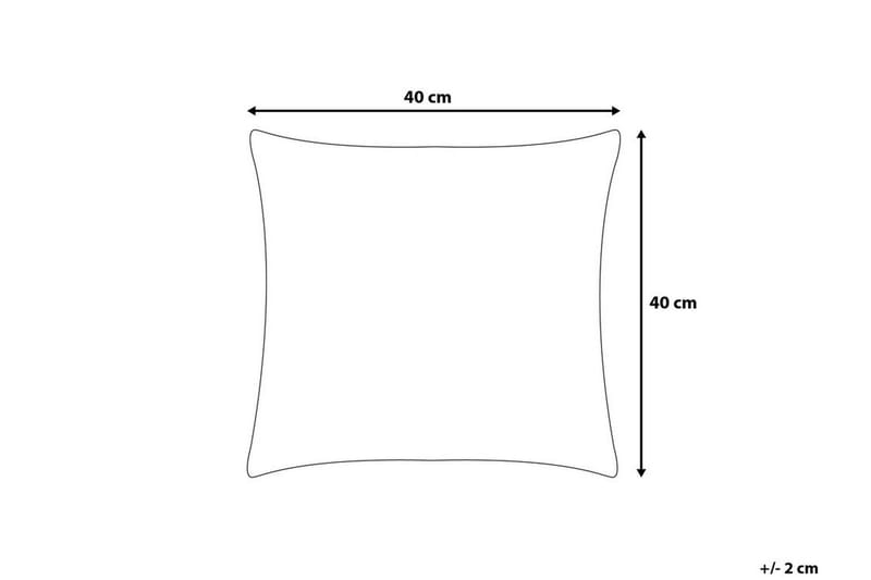 Navalacruz Trädgårdskudde 2-pack 40x40 cm - Gul - Textilier & mattor - Kuddar & plädar - Utomhuskudde