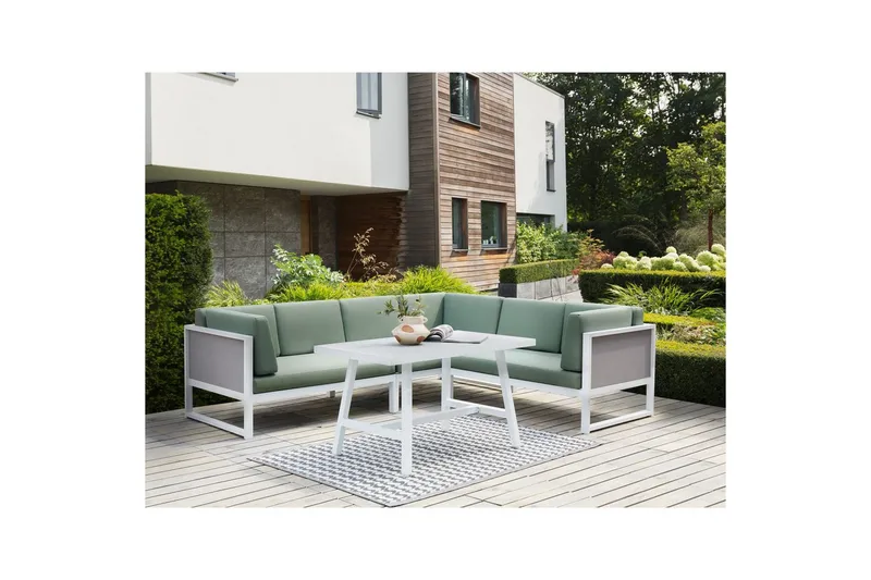 Kuddfodral Castella Grön - Grön - Utemöbler - Dynor - Dynöverdrag & utomhusklädslar