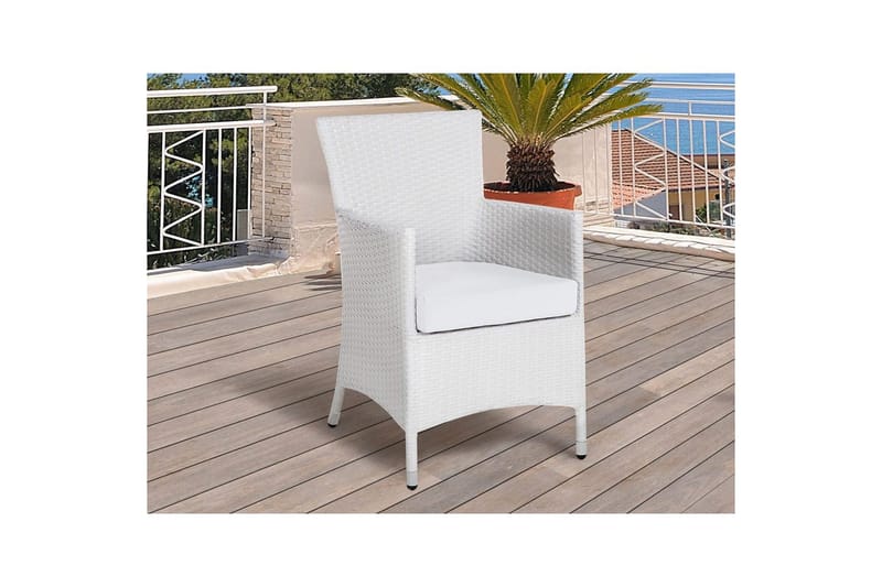 Kuddfodral Italy Vit - Vit - Utemöbler - Dynor - Dynöverdrag & utomhusklädslar