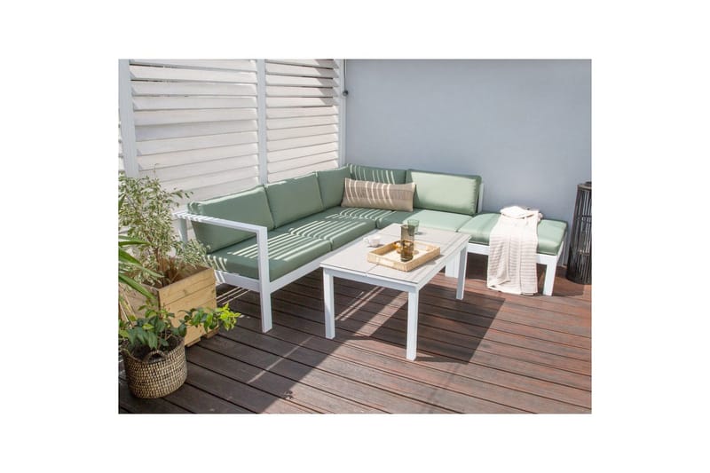 Kuddfodral Messina Grön - Grön - Utemöbler - Dynor - Dynöverdrag & utomhusklädslar