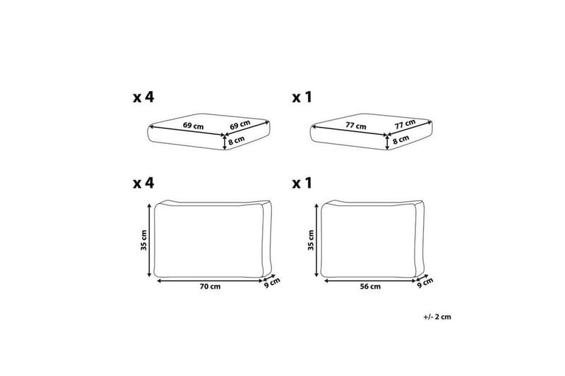 Kuddfodral Messina Grön - Grön - Utemöbler - Dynor - Dynöverdrag & utomhusklädslar