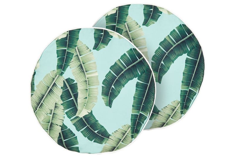 LANGFORD Utomhuskudde 40 cm Rund Grön - Möbler - Vardagsrum - Soffbord & vardagsrumsbord - Soffbord